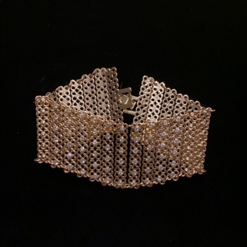 Diamond stud bracelet